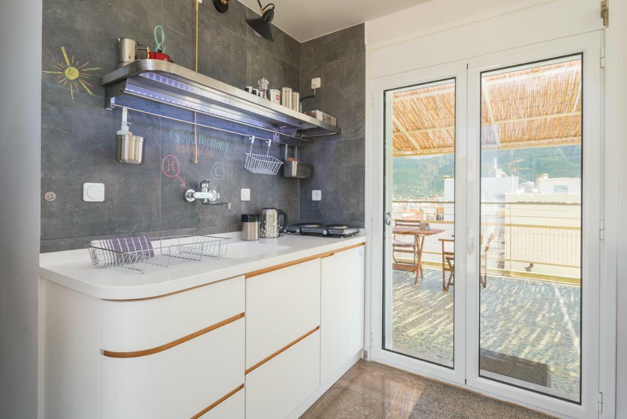 Apartmán Seafront Penthouse Leo Kalamata Exteriér fotografie