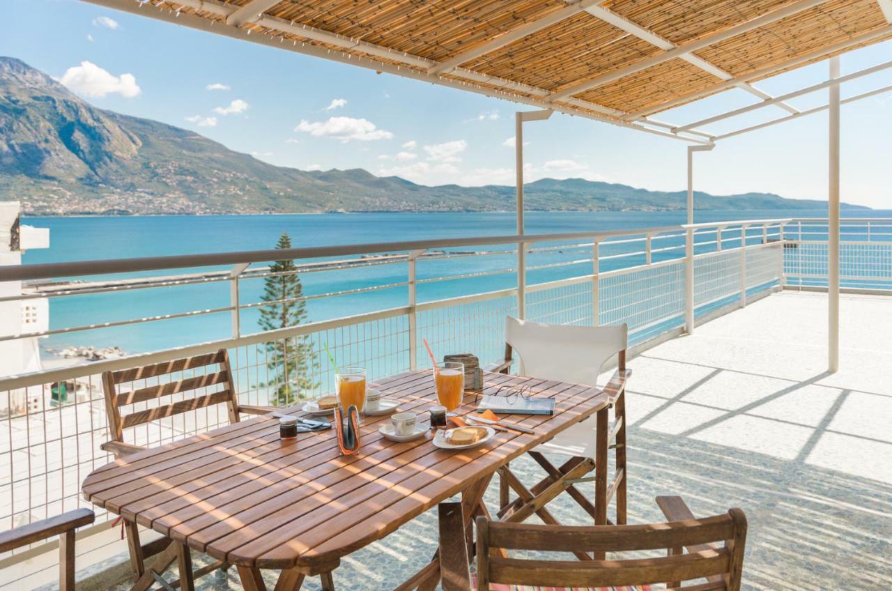 Apartmán Seafront Penthouse Leo Kalamata Exteriér fotografie